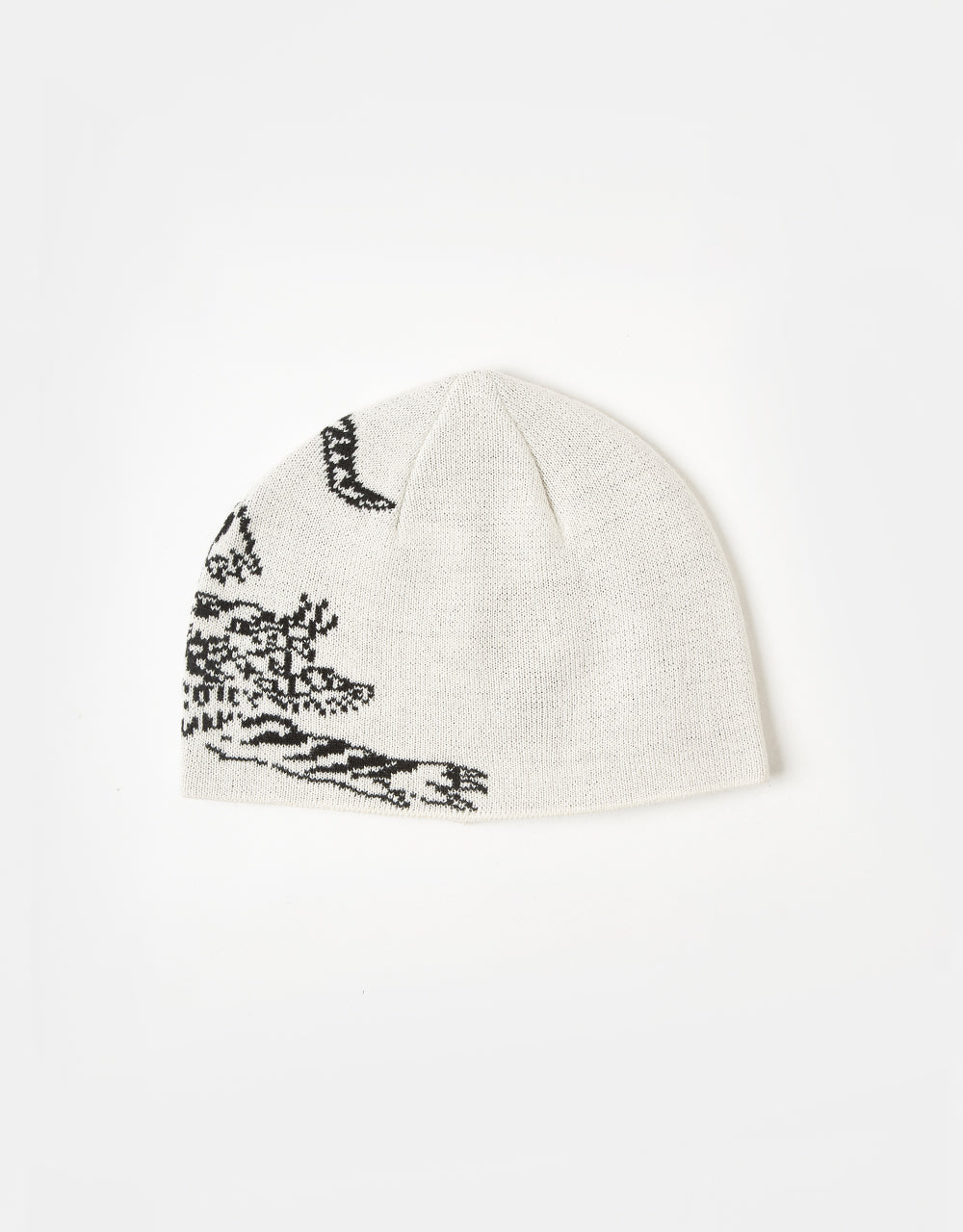 Route One Crawlers Cuffless Beanie - Angora/Black