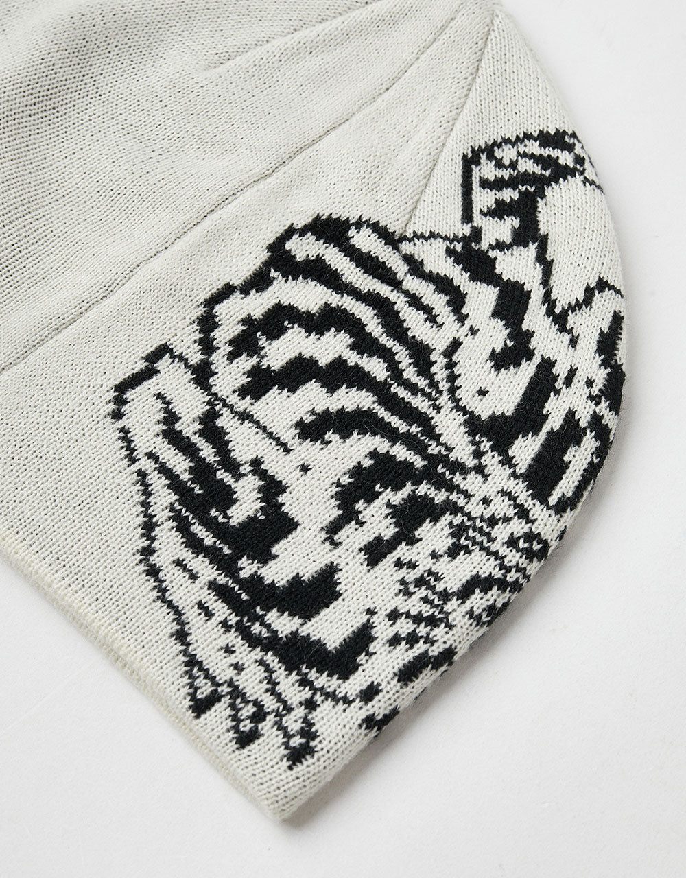 Route One Crawlers Cuffless Beanie - Angora/Black