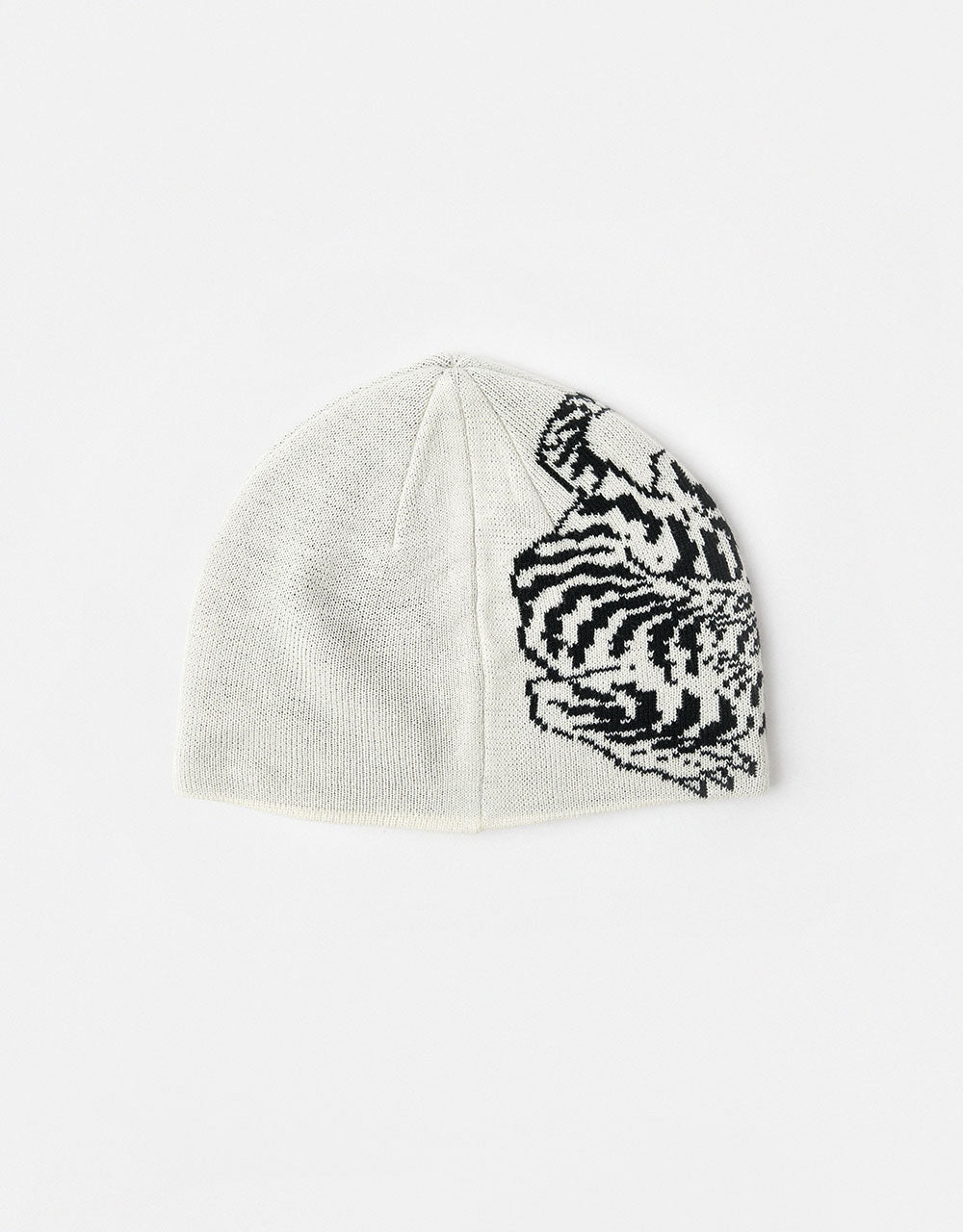 Route One Crawlers Cuffless Beanie - Angora/Black