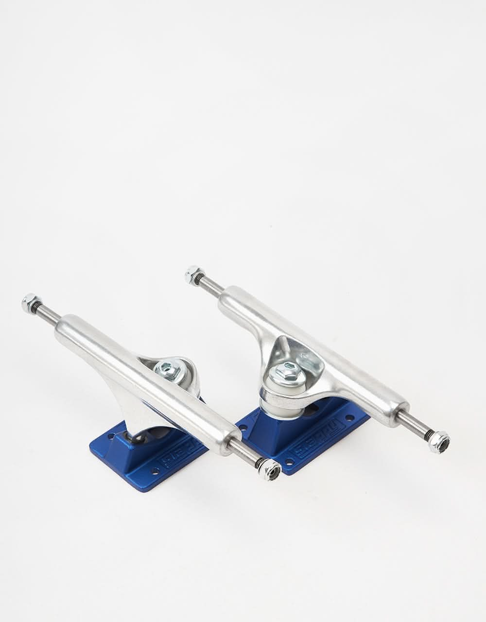 Slappy ST1 Lights Skateboard Trucks - Silver/Blue (Pair)