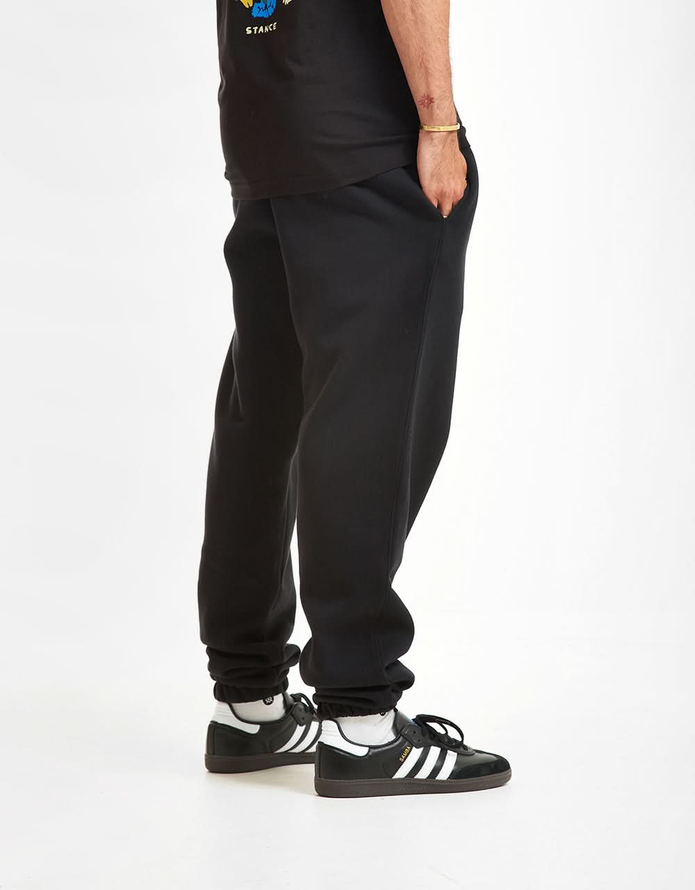 Route One Baggy Sweatpant - Black