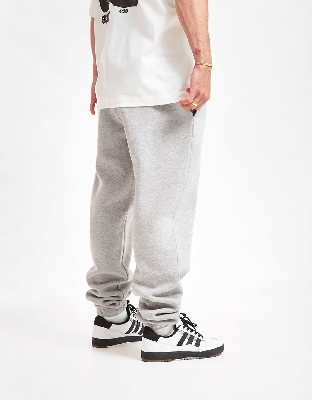 Route One Baggy Sweatpant - Heather Grey