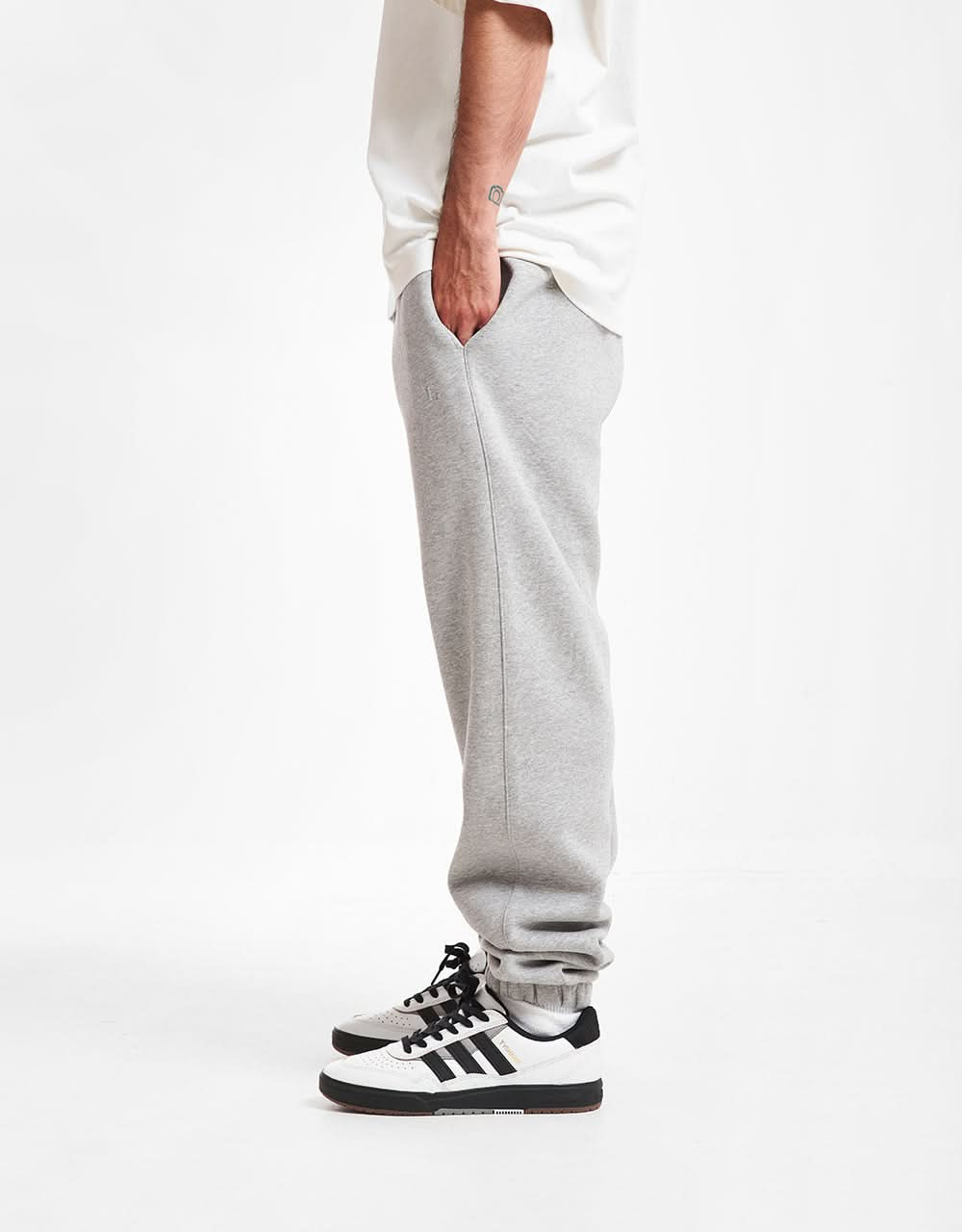 Route One Baggy Sweatpant - Heather Grey