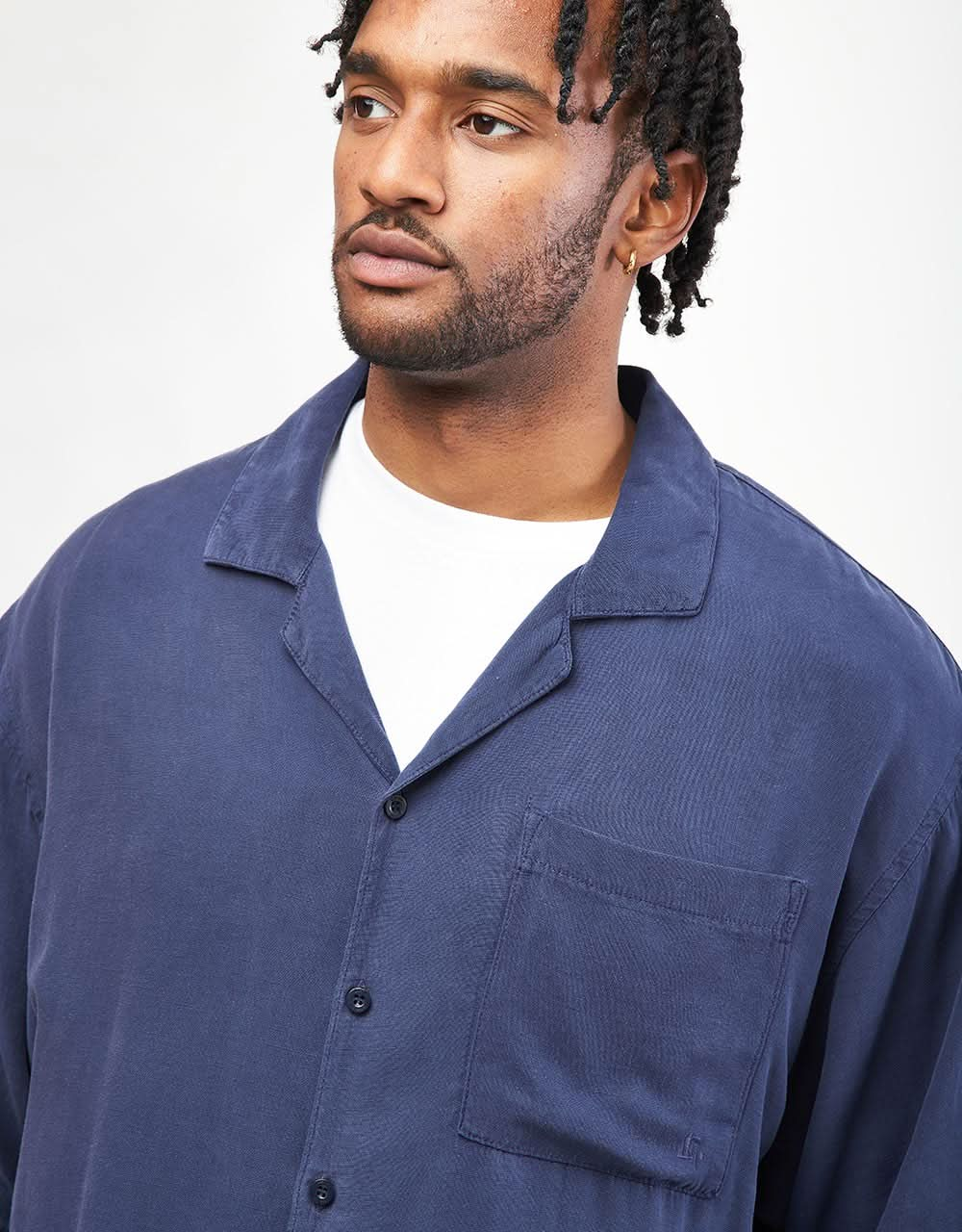 Route One Super Baggy S/S Shirt - Navy