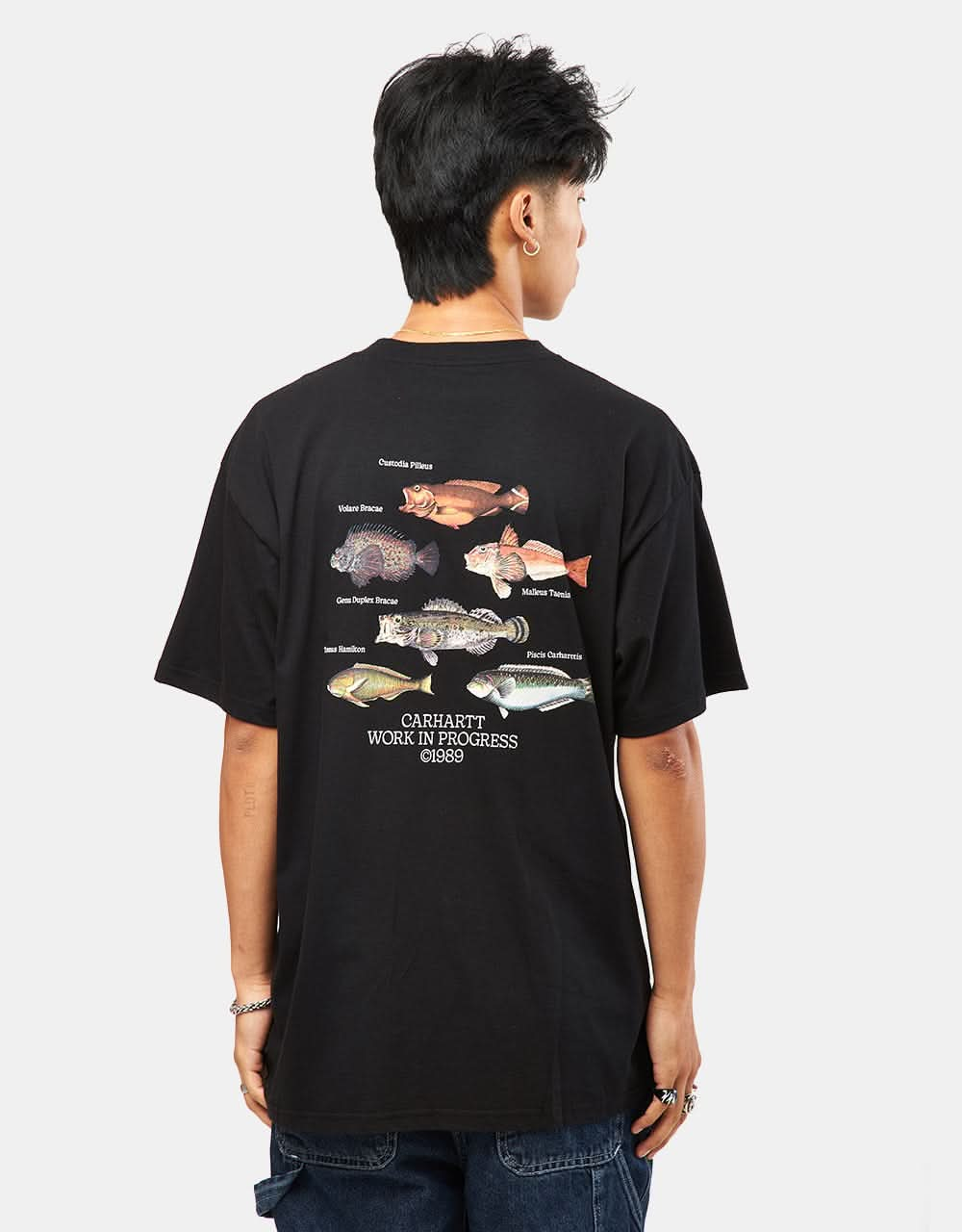 Carhartt WIP Fish T-Shirt - Black