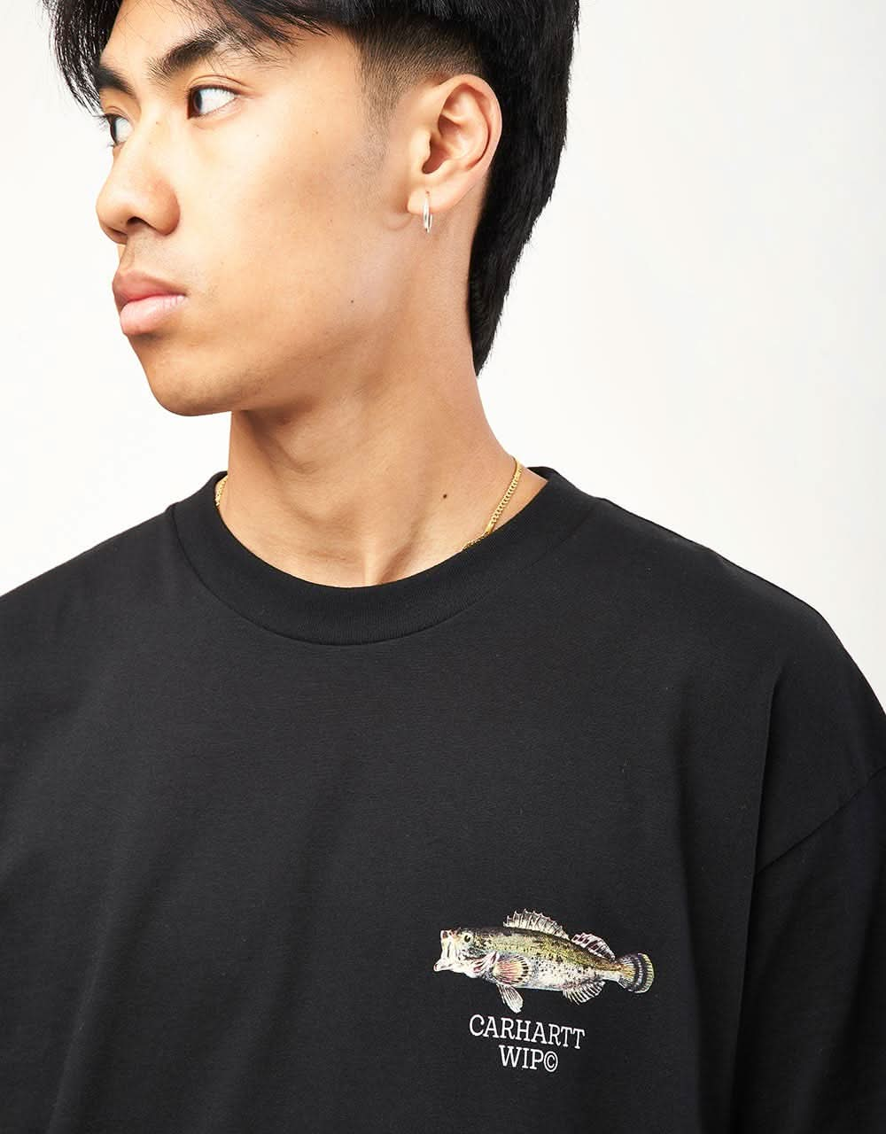 Carhartt WIP Fish T-Shirt - Black