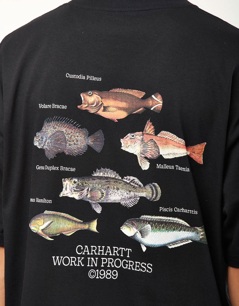 Carhartt WIP Fish T-Shirt - Black