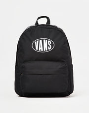 Mochila Vans Old Skool - Negro/Blanco (Logotipo ovalado)