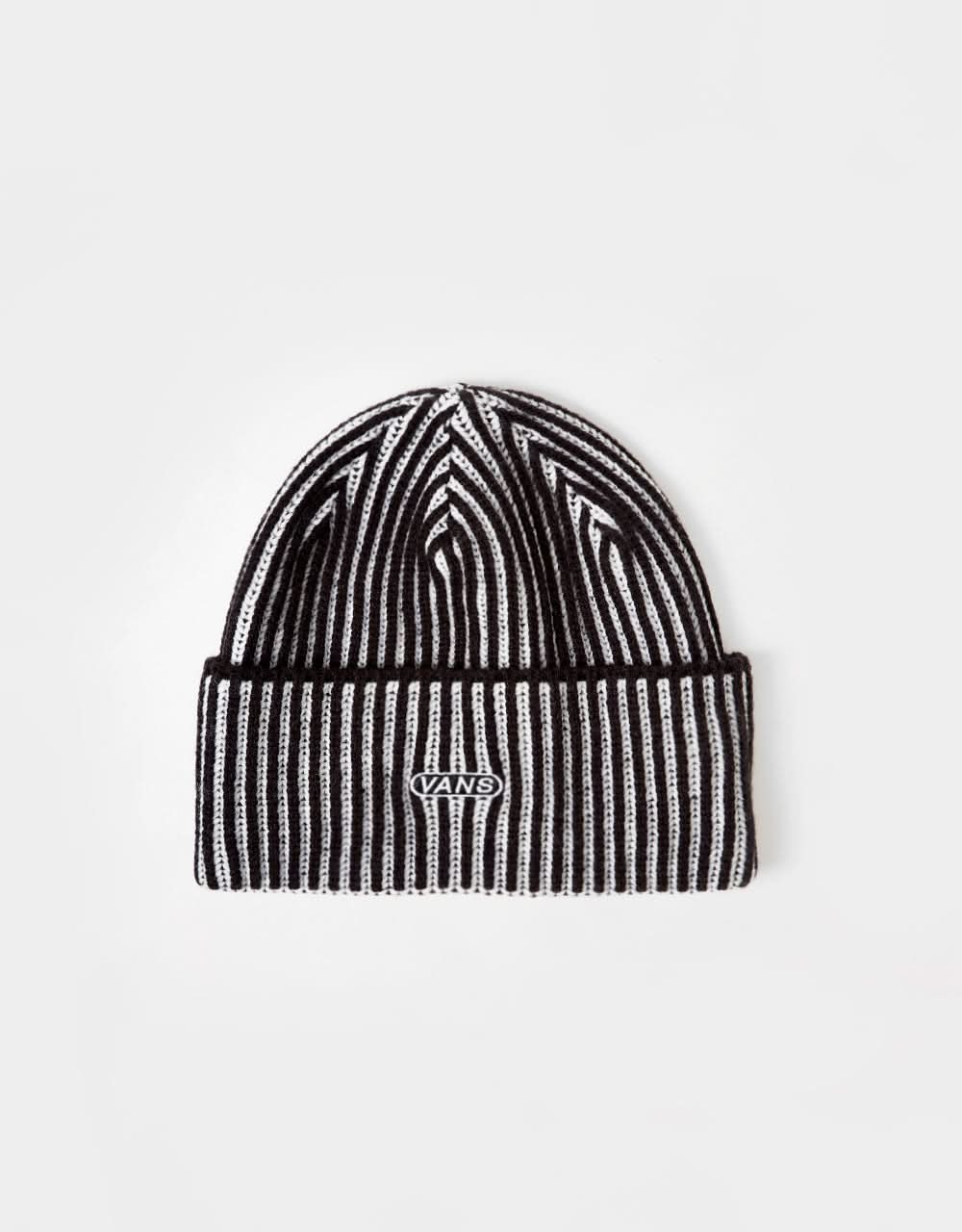 Vans Nesbit Cuff Beanie - Black/White