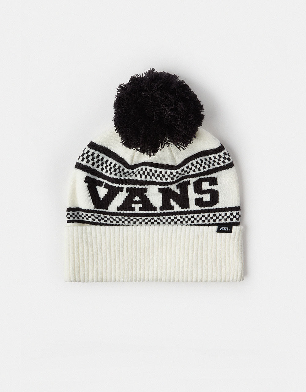 Vans Check Pom Beanie - Marshmallow