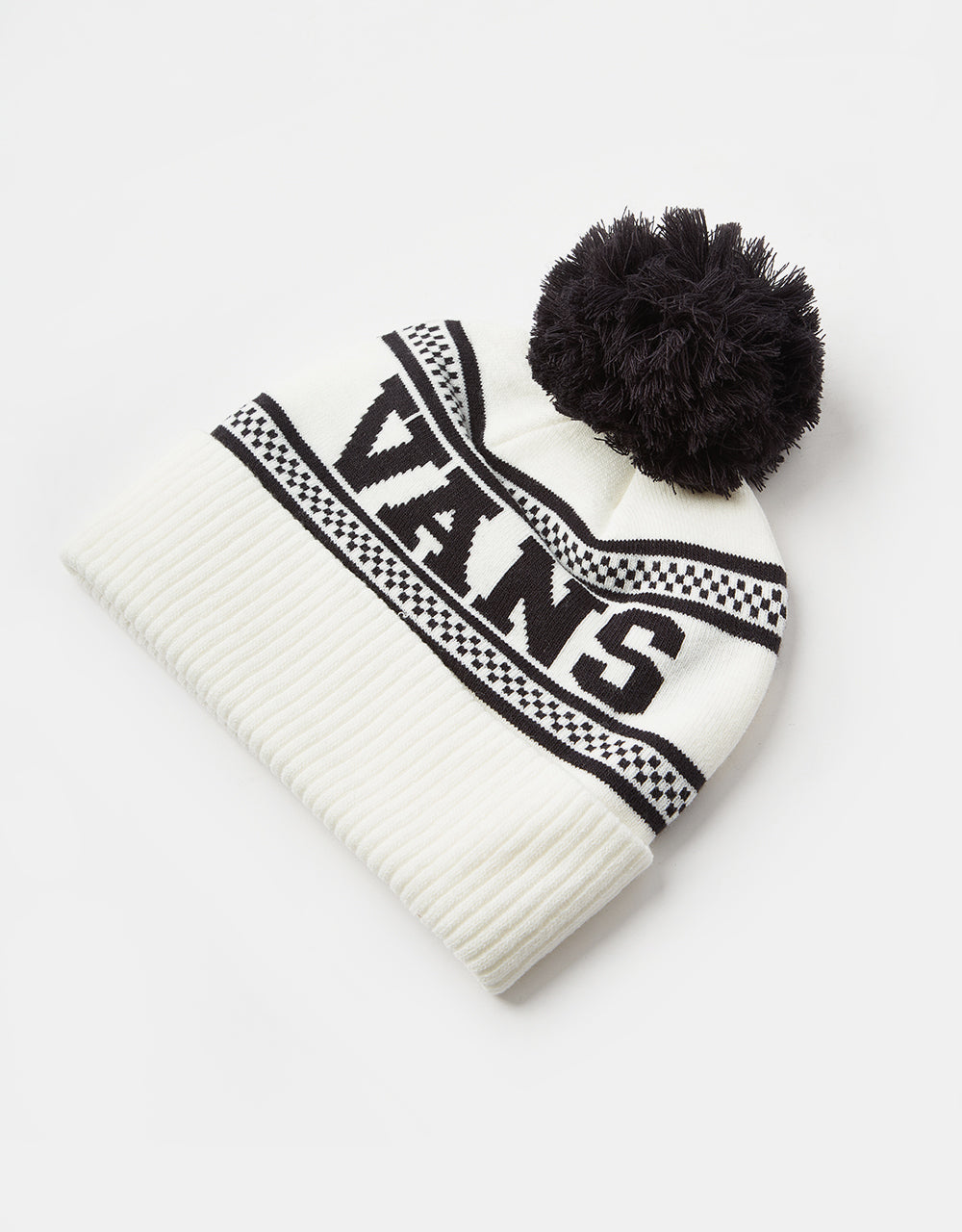 Vans Check Pom Beanie - Marshmallow