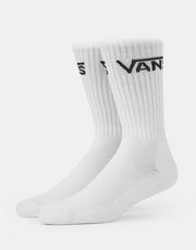 Vans Classic Crew 6 Pack Socks - White