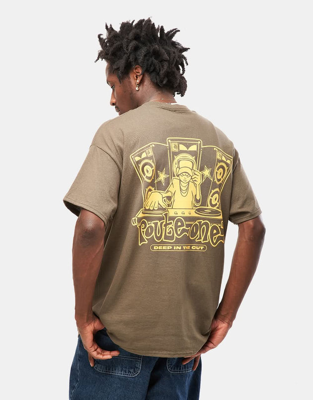 Camiseta Route One Deep In The Cut - Oliva