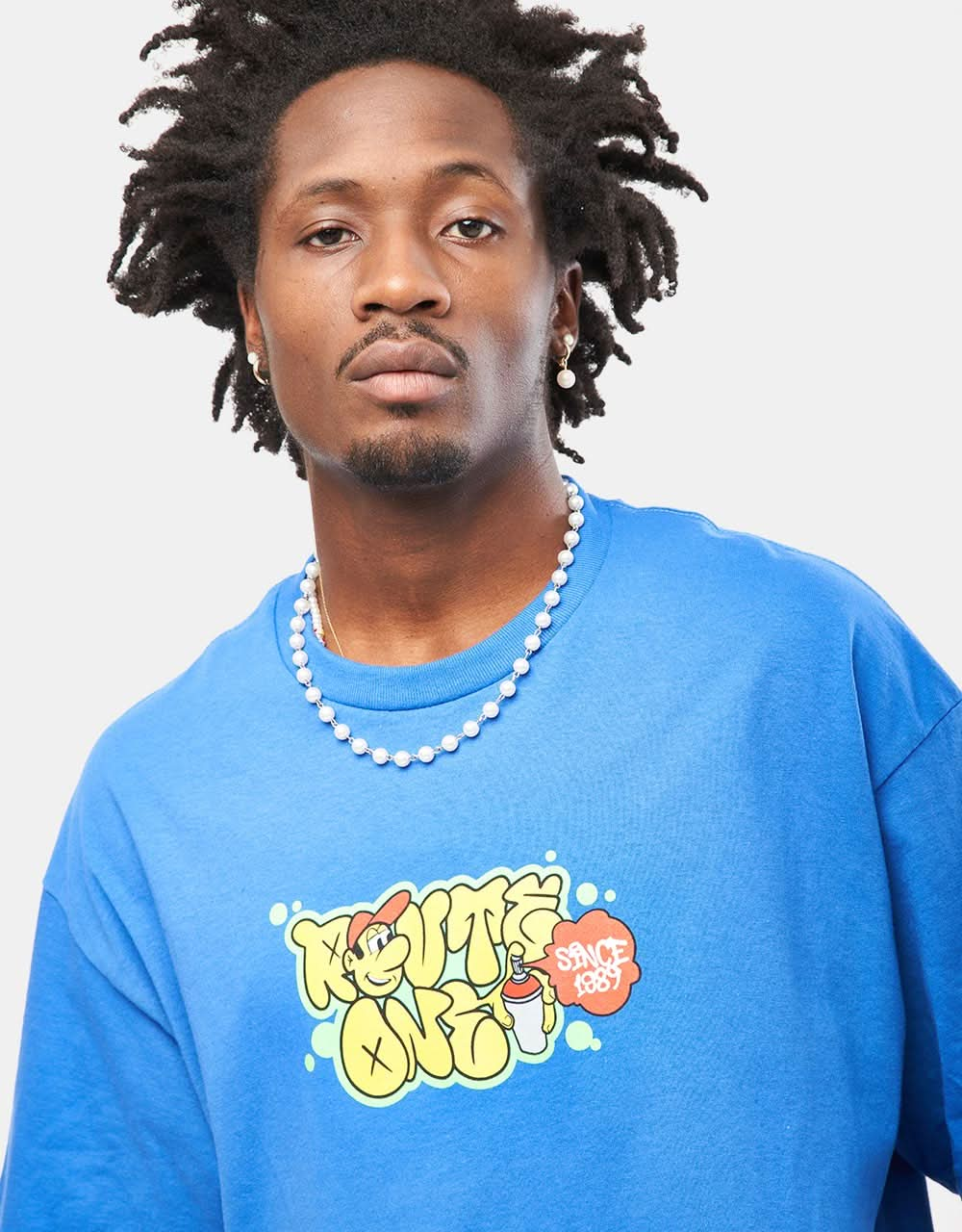 Route One Bubble T-Shirt - Royal