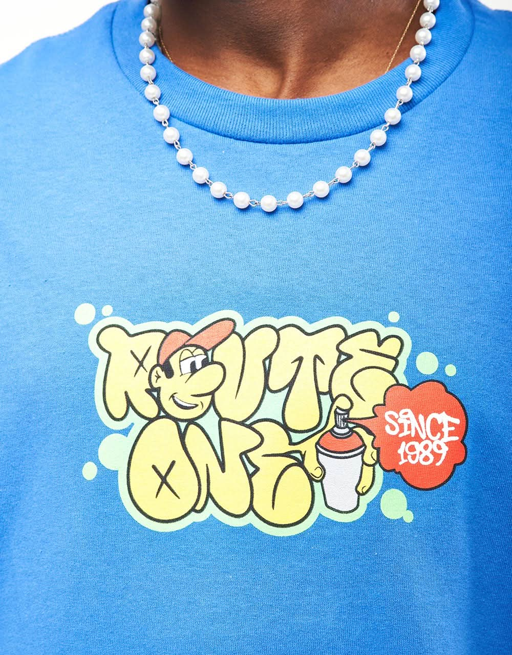 Route One Bubble T-Shirt - Royal