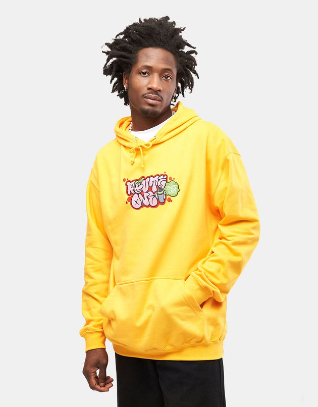 Route One Bubble Pullover Hoodie - Gold