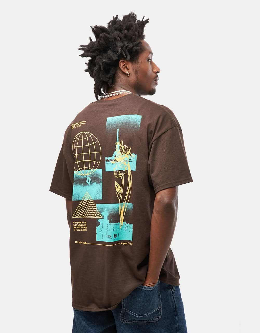 Route One Tour T-Shirt - Dark Chocolate