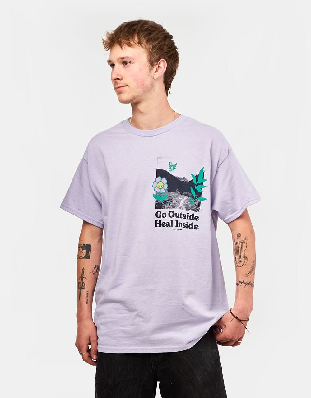 Route One Go Outside T-Shirt - Orchid