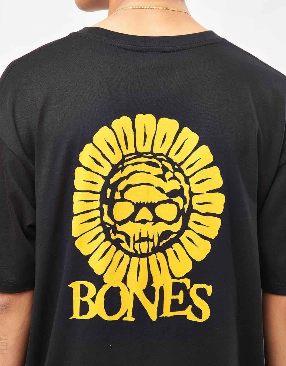 Bones Pushing Up Daisies T-Shirt - Black