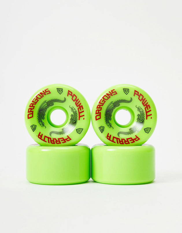 Powell Peralta Dragon Formula 93a Green Skateboard Wheels - 64mm x 36mm