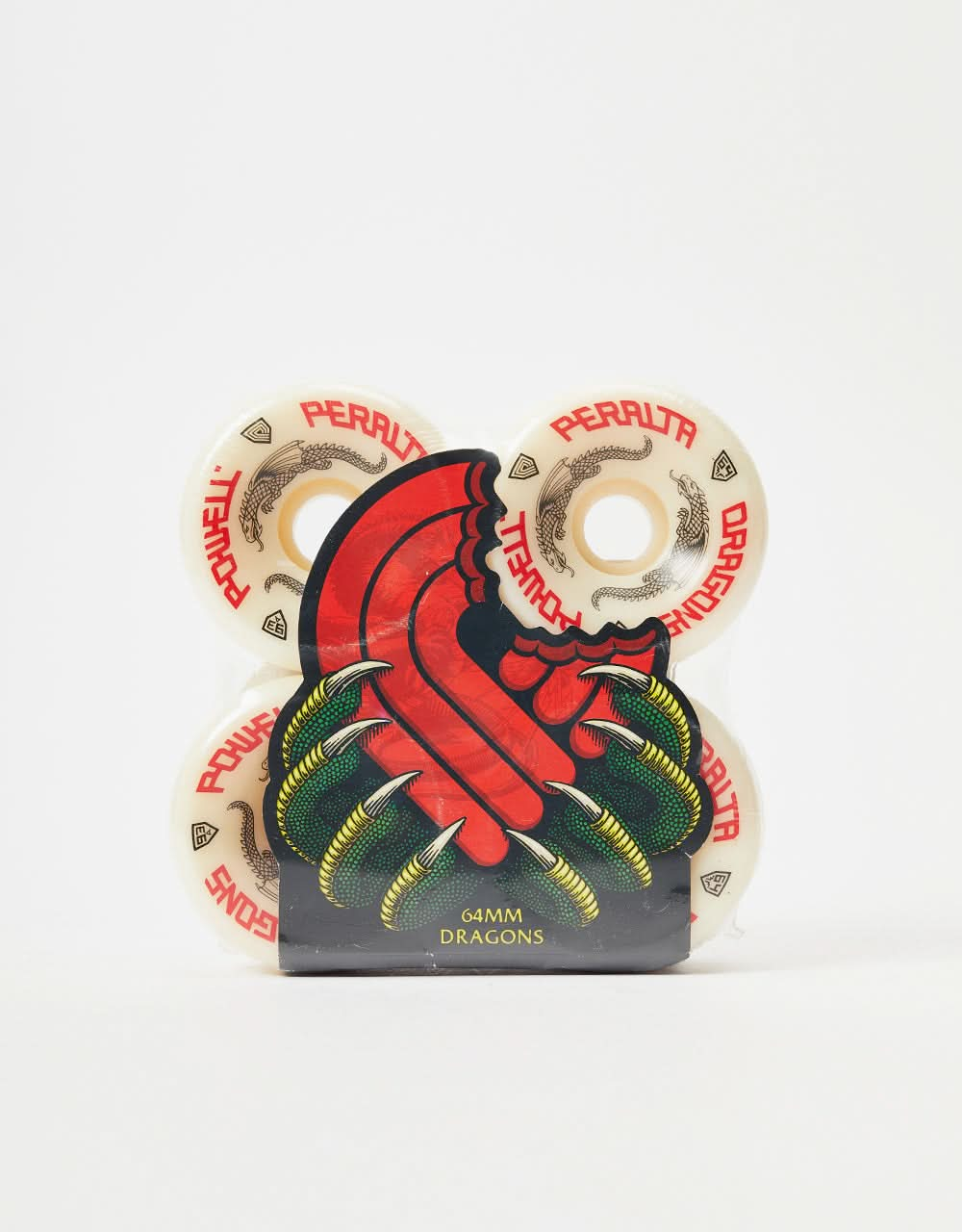 Powell Peralta Dragon Formula 93a  Skateboard Wheels - 64mm x 36m