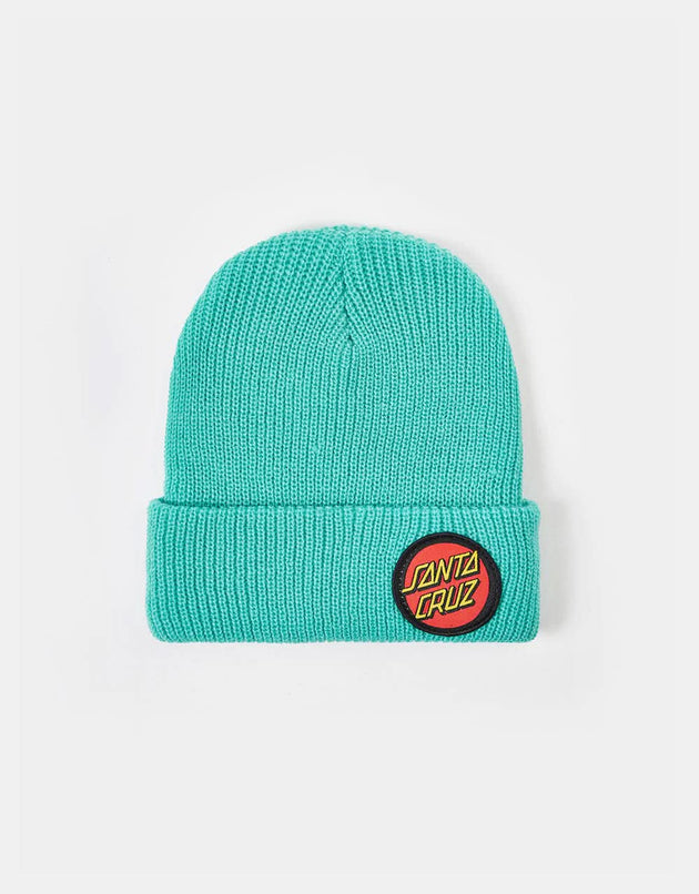 Santa Cruz Classic Dot Beanie - Aqua