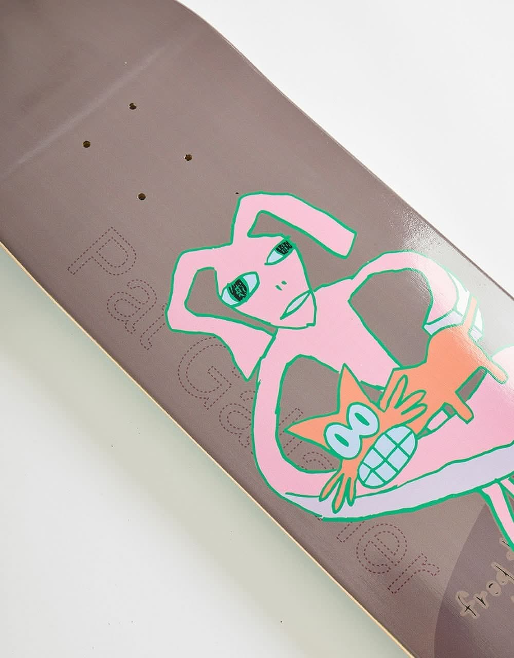 Frog Pat G Red Cat Skateboard Deck - 8.42"