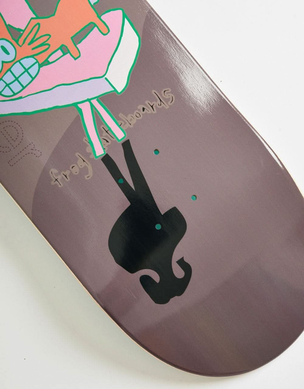 Frog Pat G Red Cat Skateboard Deck - 8.42"