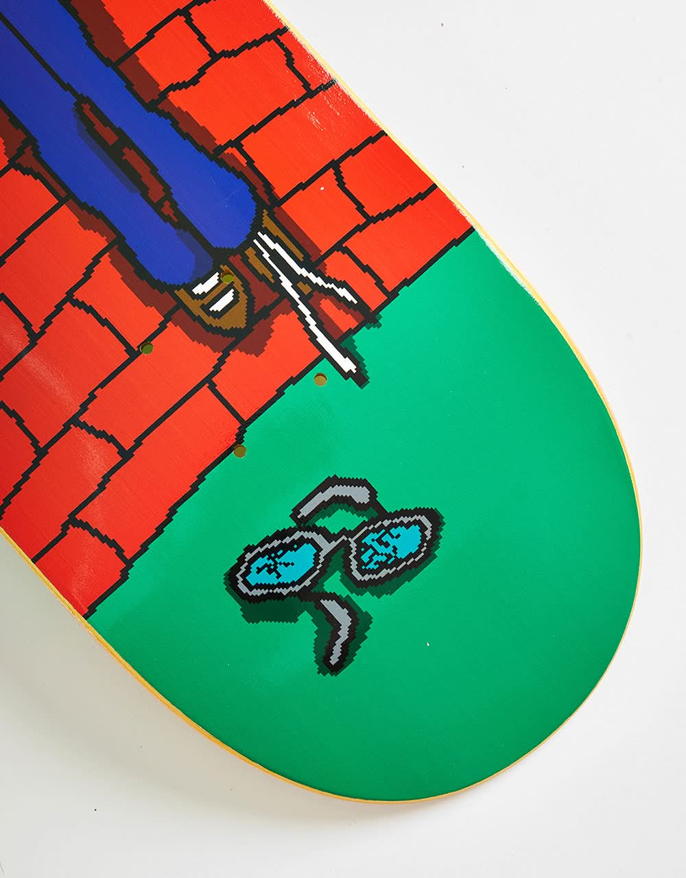 Frog Milic Broken Glasses Skateboard Deck - 8.6"