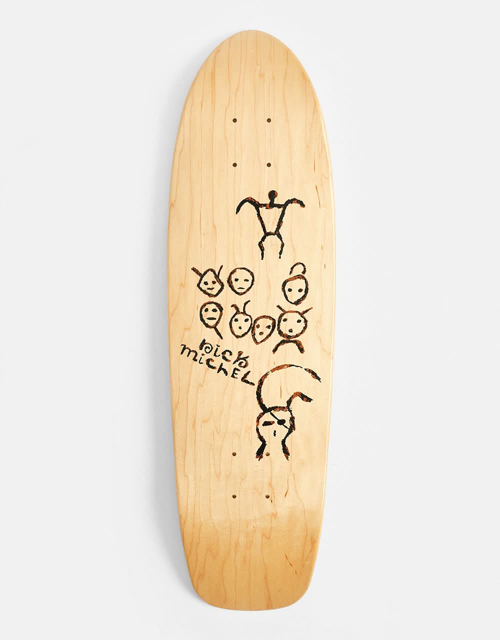 Frog Michel Petroglyphs Skateboard Deck - 8.25"