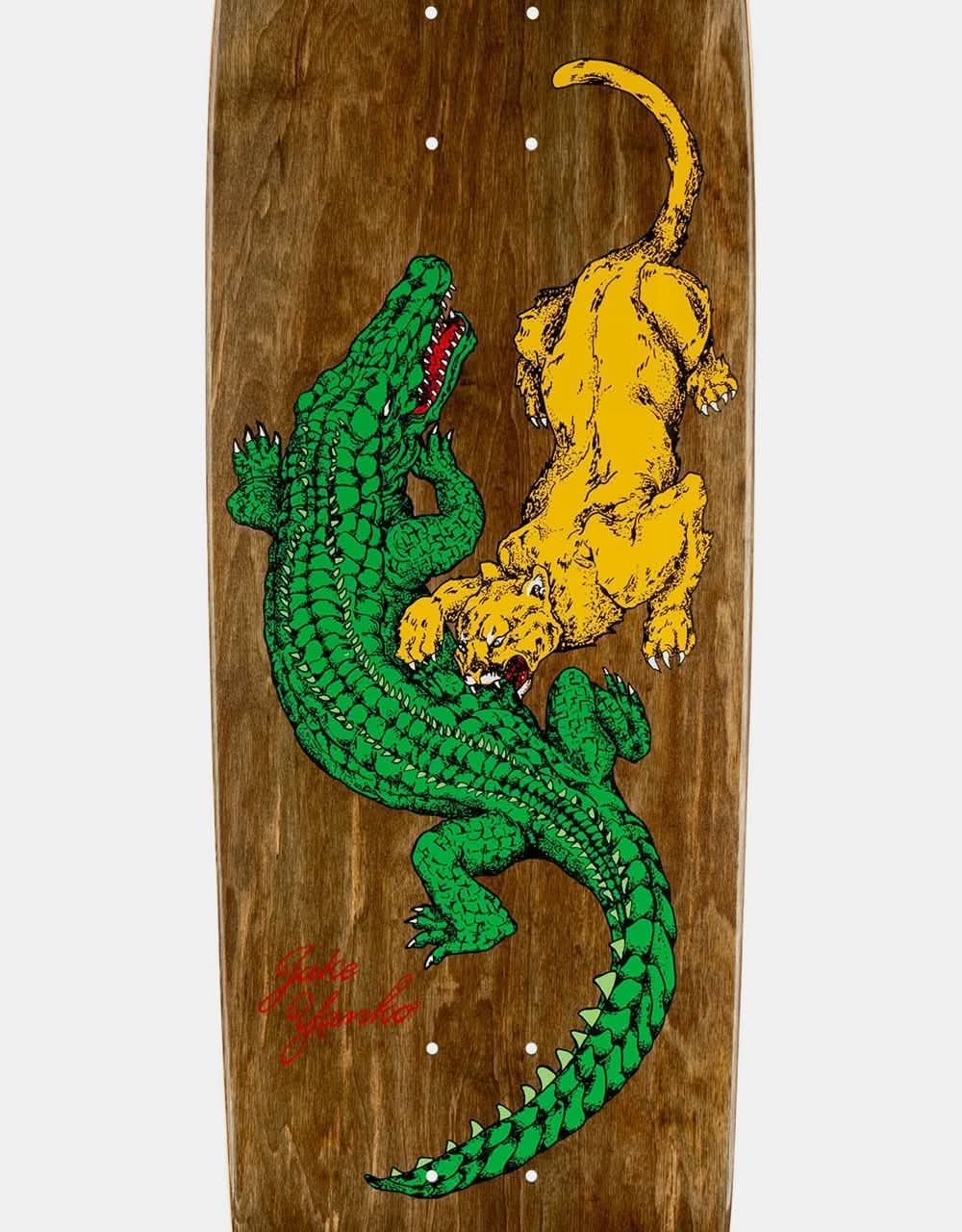 Welcome Yanko Swamp Fight on Panther Skateboard Deck - 9"