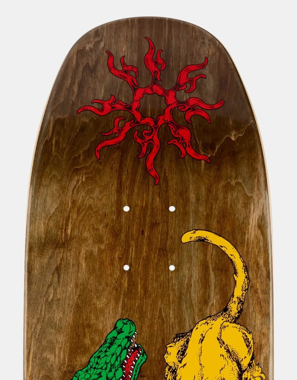 Welcome Yanko Swamp Fight on Panther Skateboard Deck - 9"