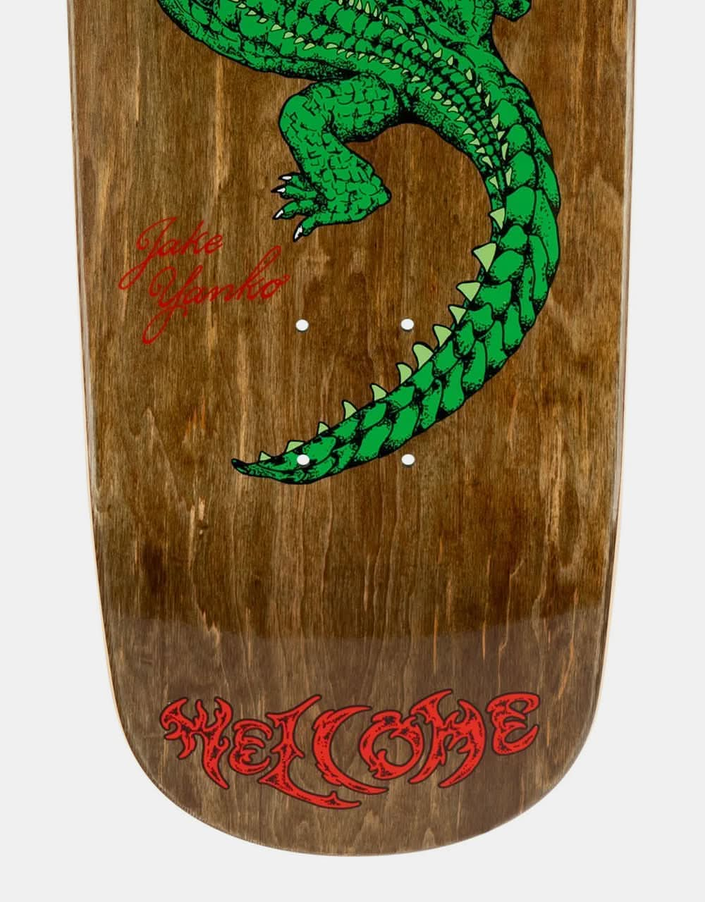 Welcome Yanko Swamp Fight on Panther Skateboard Deck - 9"