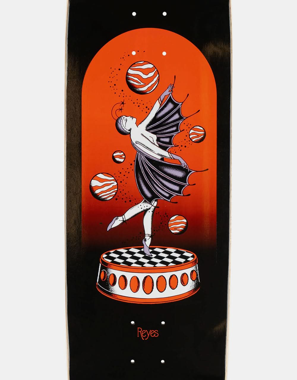 Welcome Reyes Dancer on Baculus 2.0 Skateboard Deck - 9"