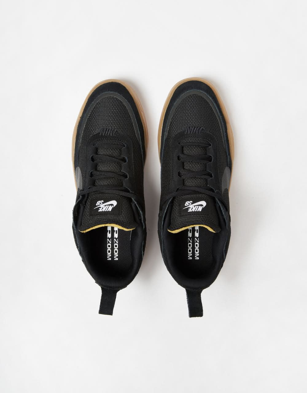 Scarpe da skate Bambino Nike SB Day One GS - Nero/Nero-Gum Lt Marrone-Bianco