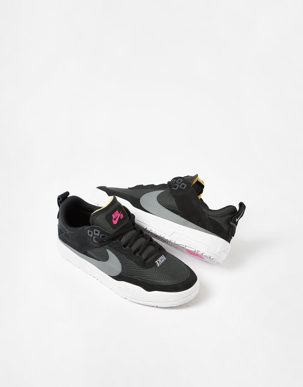 Nike SB Day One GS Chaussures de skate pour enfants - Noir/Gris froid-Anthracite-Blanc