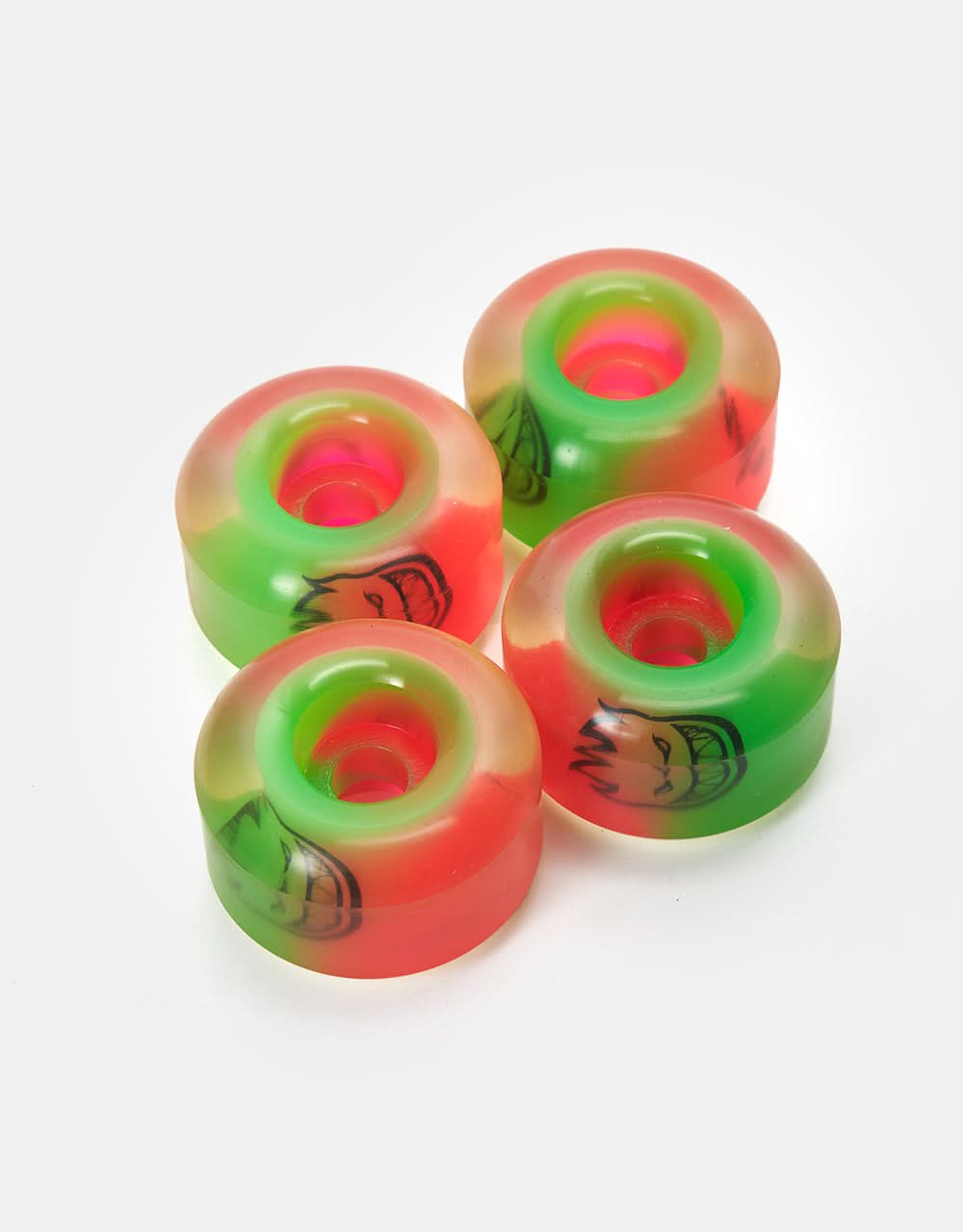 Spitfire Sapphire Radial 90D Skateboard Wheels - Pink/Green