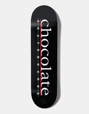 Chocolate Alvarez The Bar Logo G053 Skateboard Deck - 8.5"