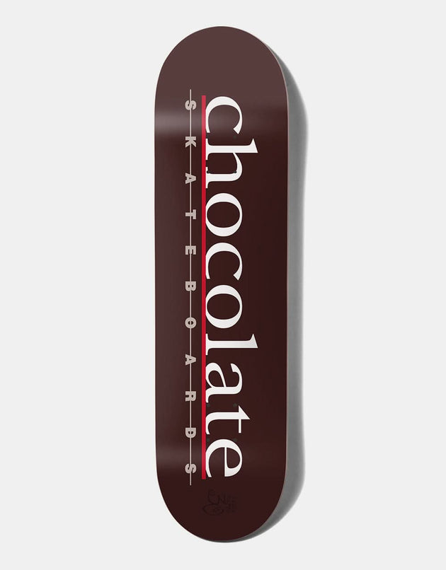 Chocolate Capps The Bar Logo G008 Planche de Skateboard - 8"