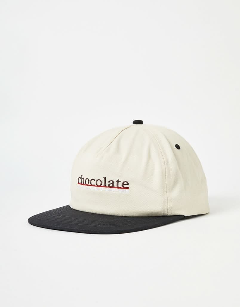 Chocolate Bar 5 Panel Cap - Cream