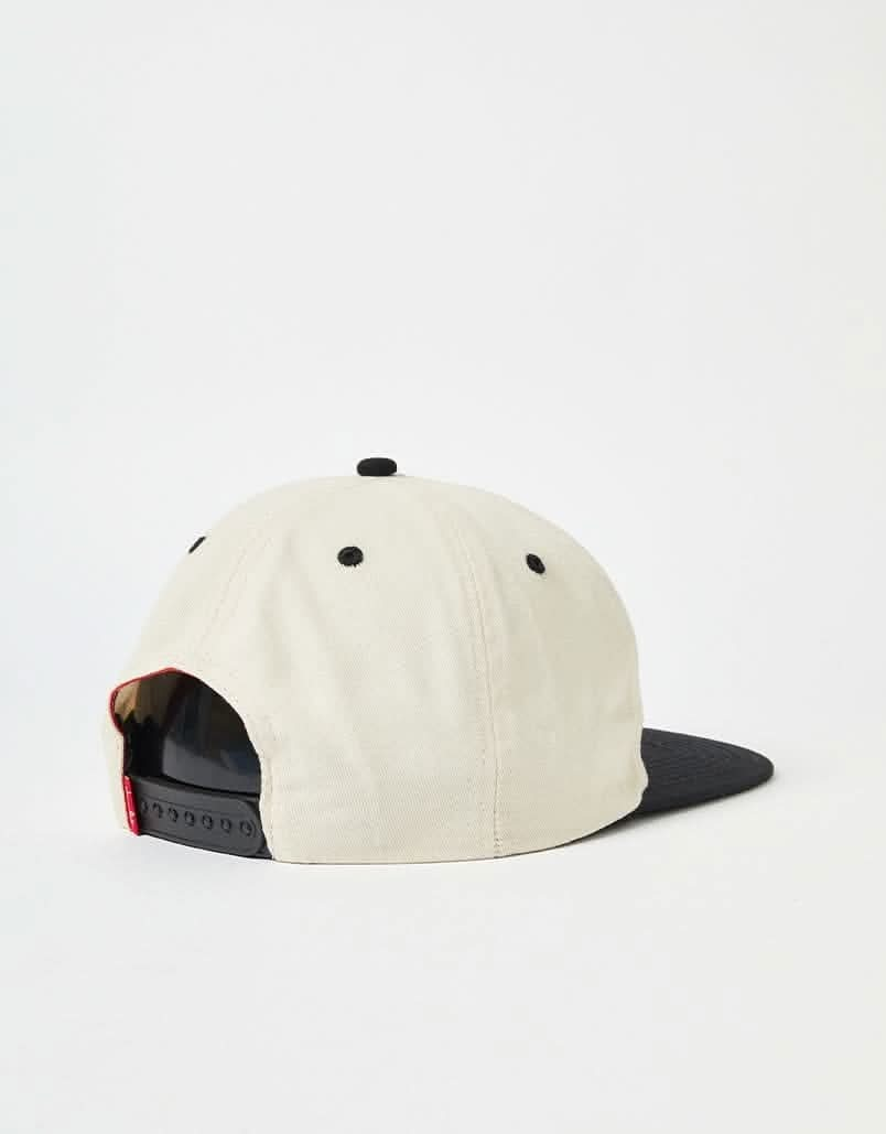 Chocolate Bar 5 Panel Cap - Cream