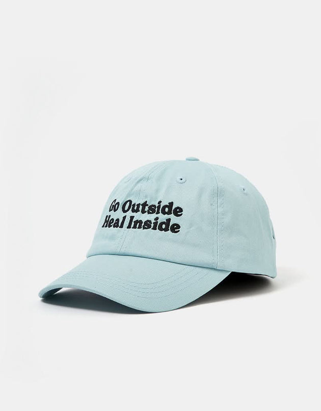 Route One Go Outside Heal Inside Dad Cap - Blu cielo