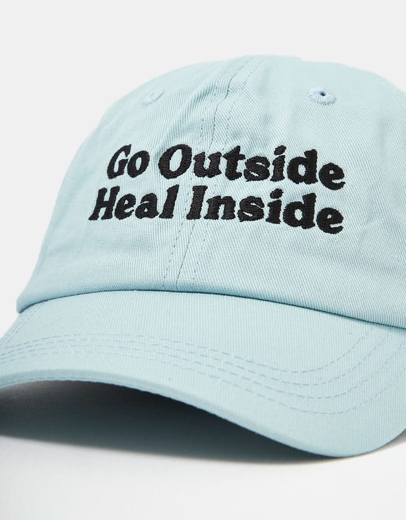 Route One Go Outside Heal Inside Dad Cap - Sky Blue