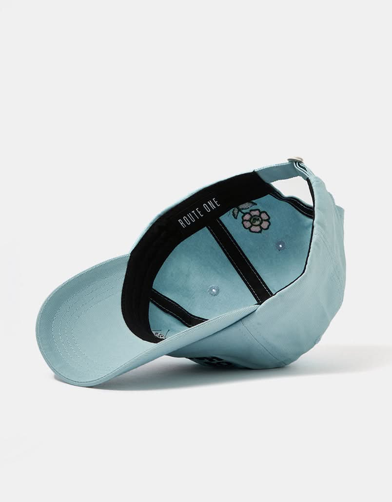 Route One Go Outside Heal Inside Dad Cap - Sky Blue