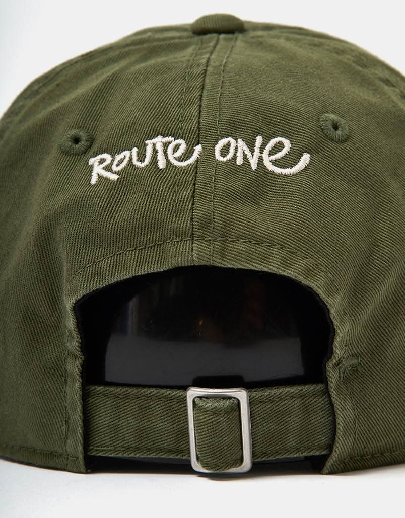 Route One Sun Spiral Dad Cap - Cypress