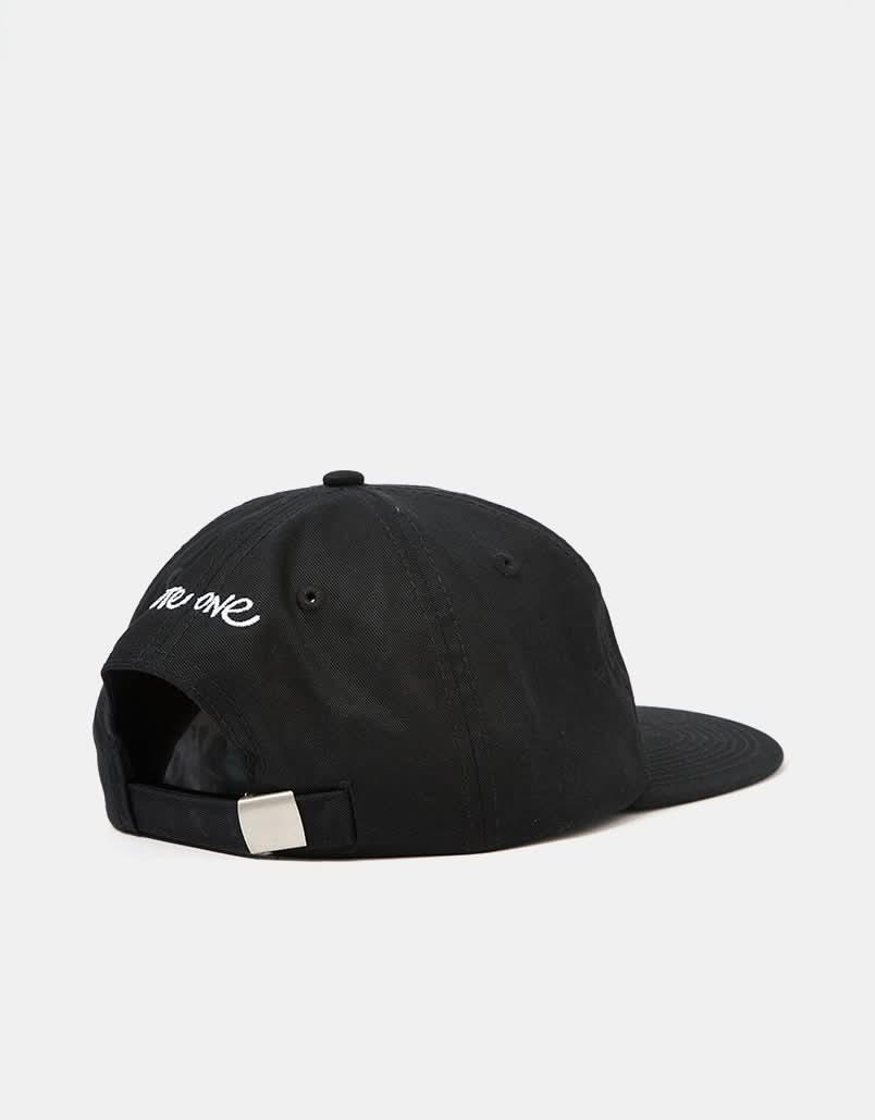 Route One Petroglyphic Unstructured 6 Panel Cap - Black