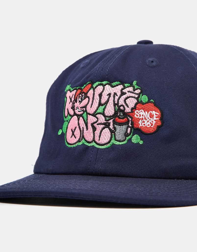 Gorra Route One Bubble Dad - Azul marino