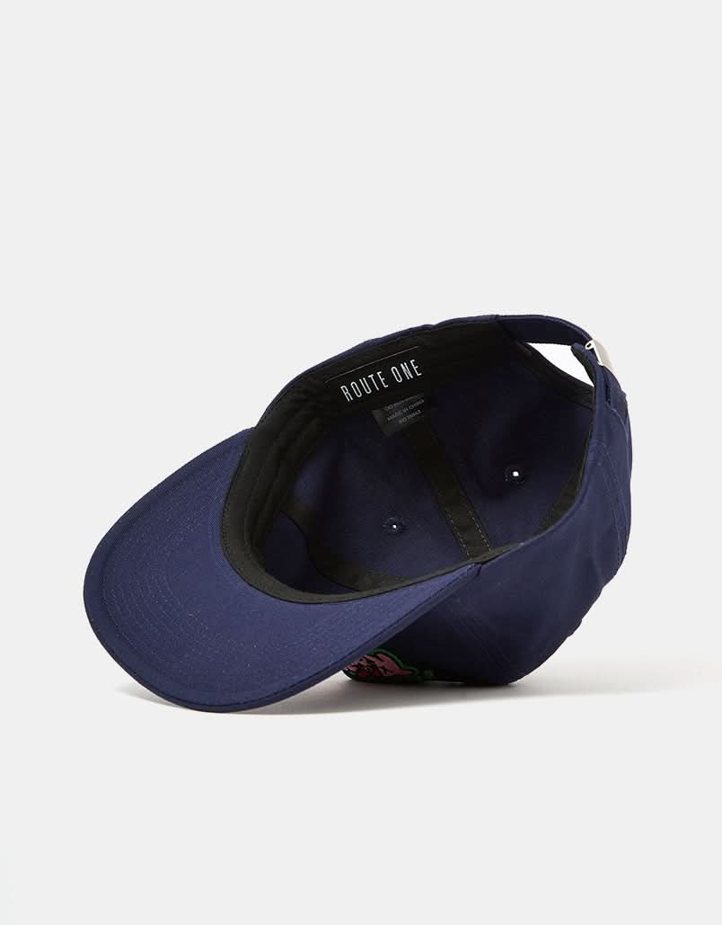 Gorra Route One Bubble Dad - Azul marino