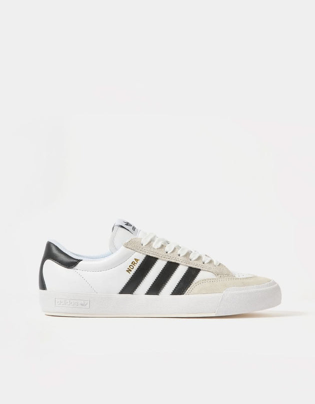 Zapatillas adidas Nora Skate - Blanco/Negro/Blanco Cristal