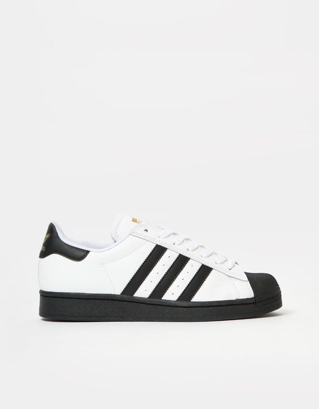 adidas Superstar ADV Skate Shoes - White/Core Black/Core Black